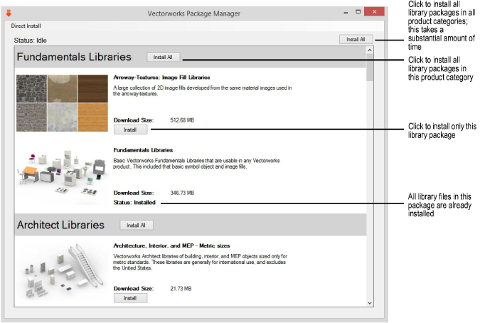 Installing Vectorworks Libraries