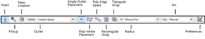 Placing outlets