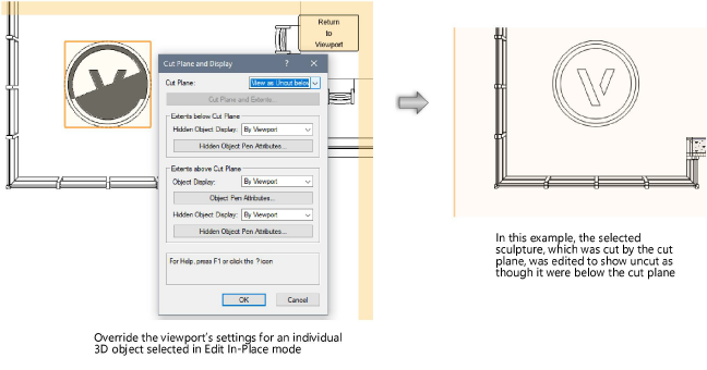Displaying Individual 3d Objects In Section Viewports